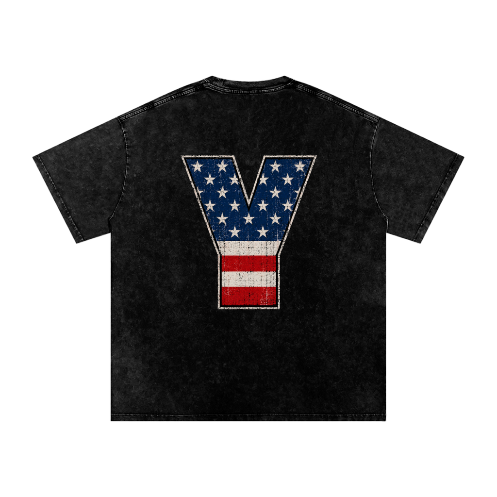 Y in YESS Stars 'N Stripes Oversized T-Shirt