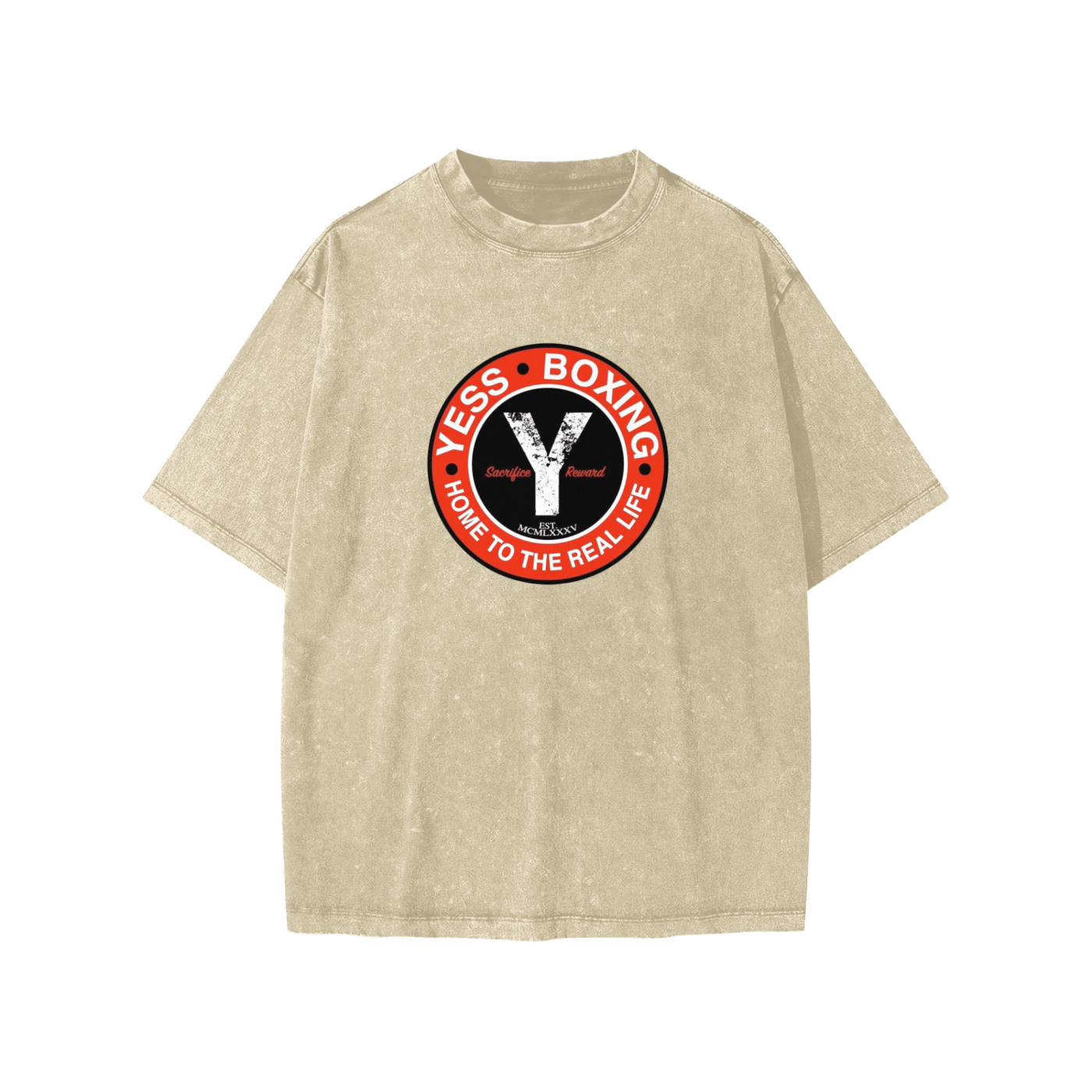 YOUTH - YESS Boxing Snow Washed T-Shirt