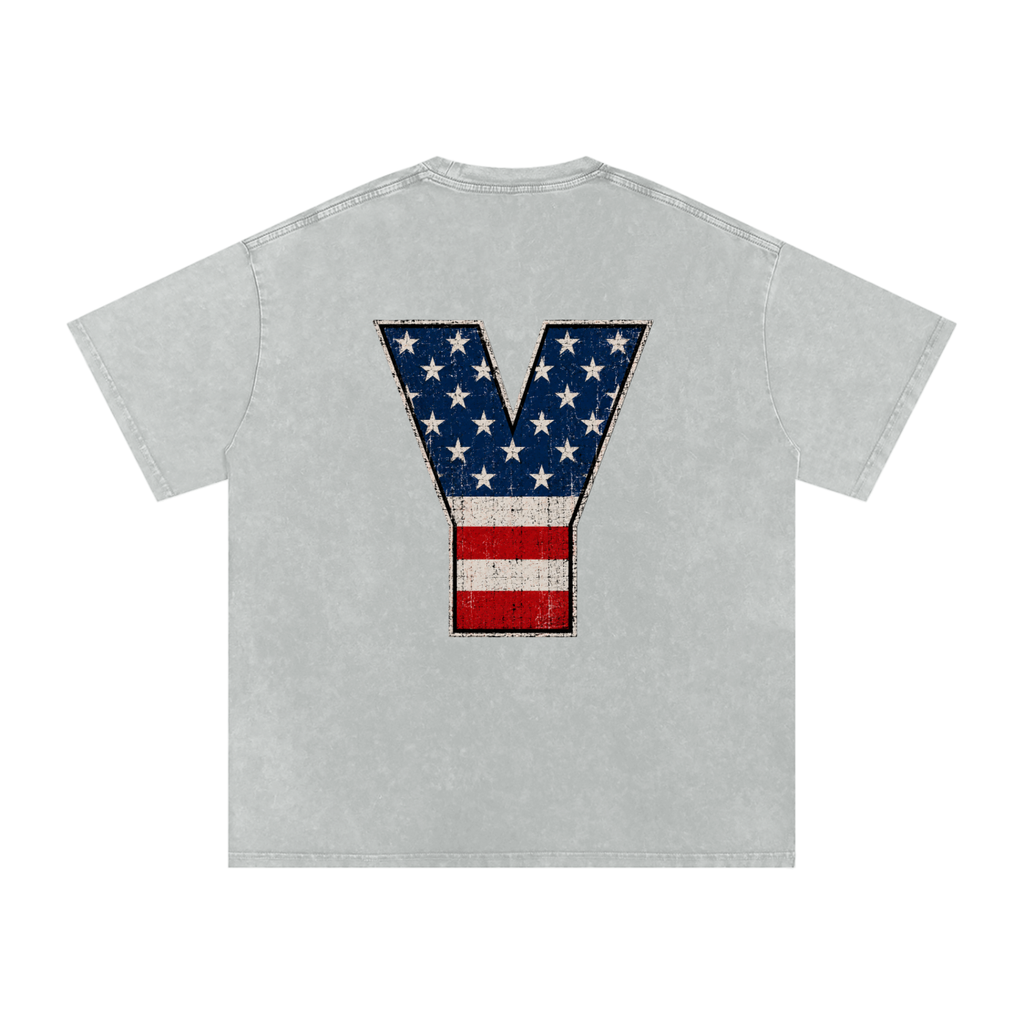 Y in YESS Stars 'N Stripes Oversized T-Shirt